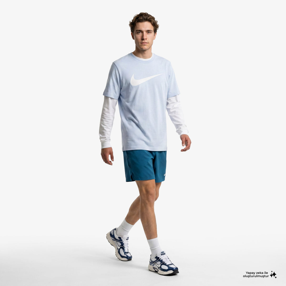 Nike Swim Breaker Solid Essential Erkek Yeşil Deniz Şortu