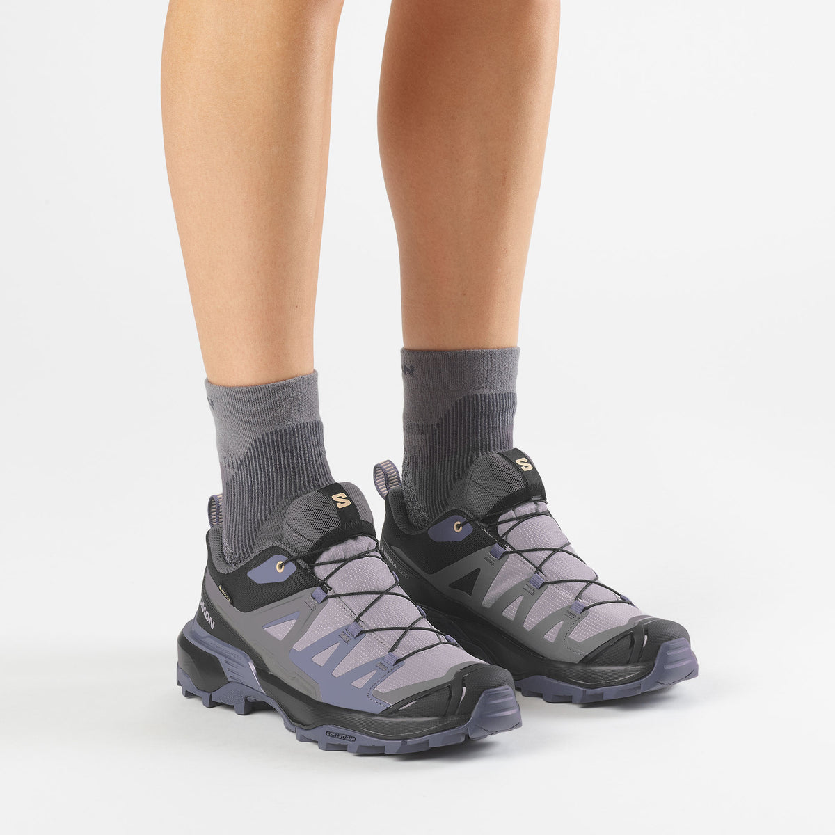 Salomon X Ultra 360 Gore Tex Kadın Gri Spor Ayakkabı