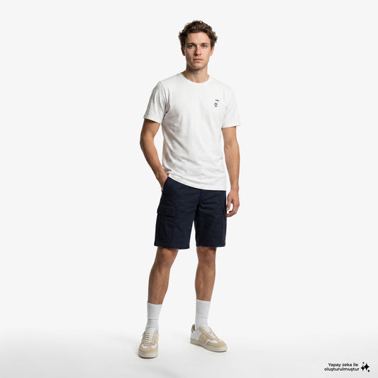 Timberland Poplin Cargo Erkek Lacivert Şort