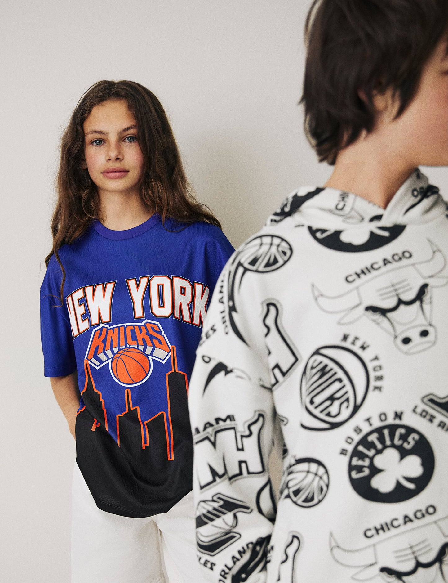 Nba Temalı New York Knicks T-shirt