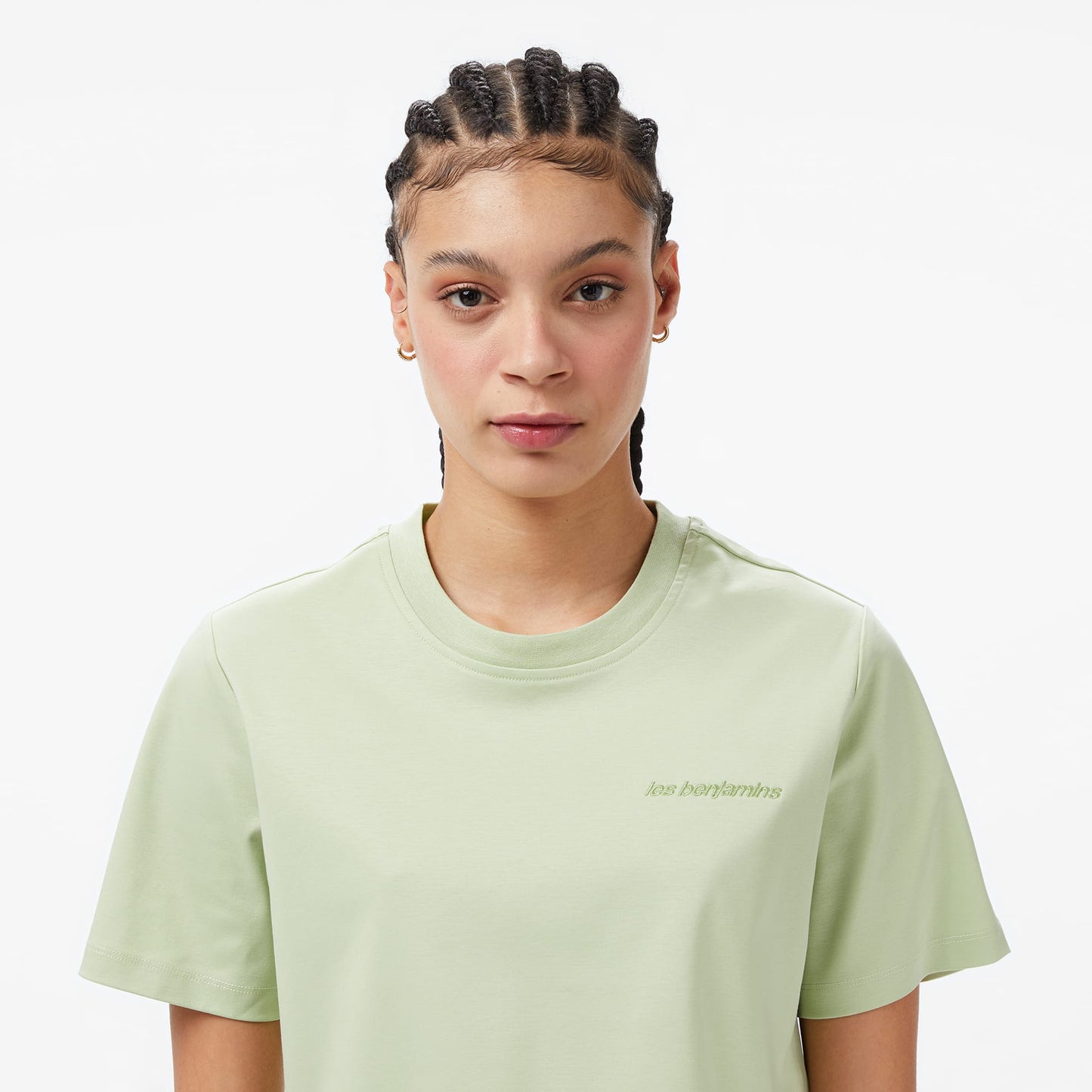 Les Benjamins Essentials 307 Kadın Yeşil T-shirt