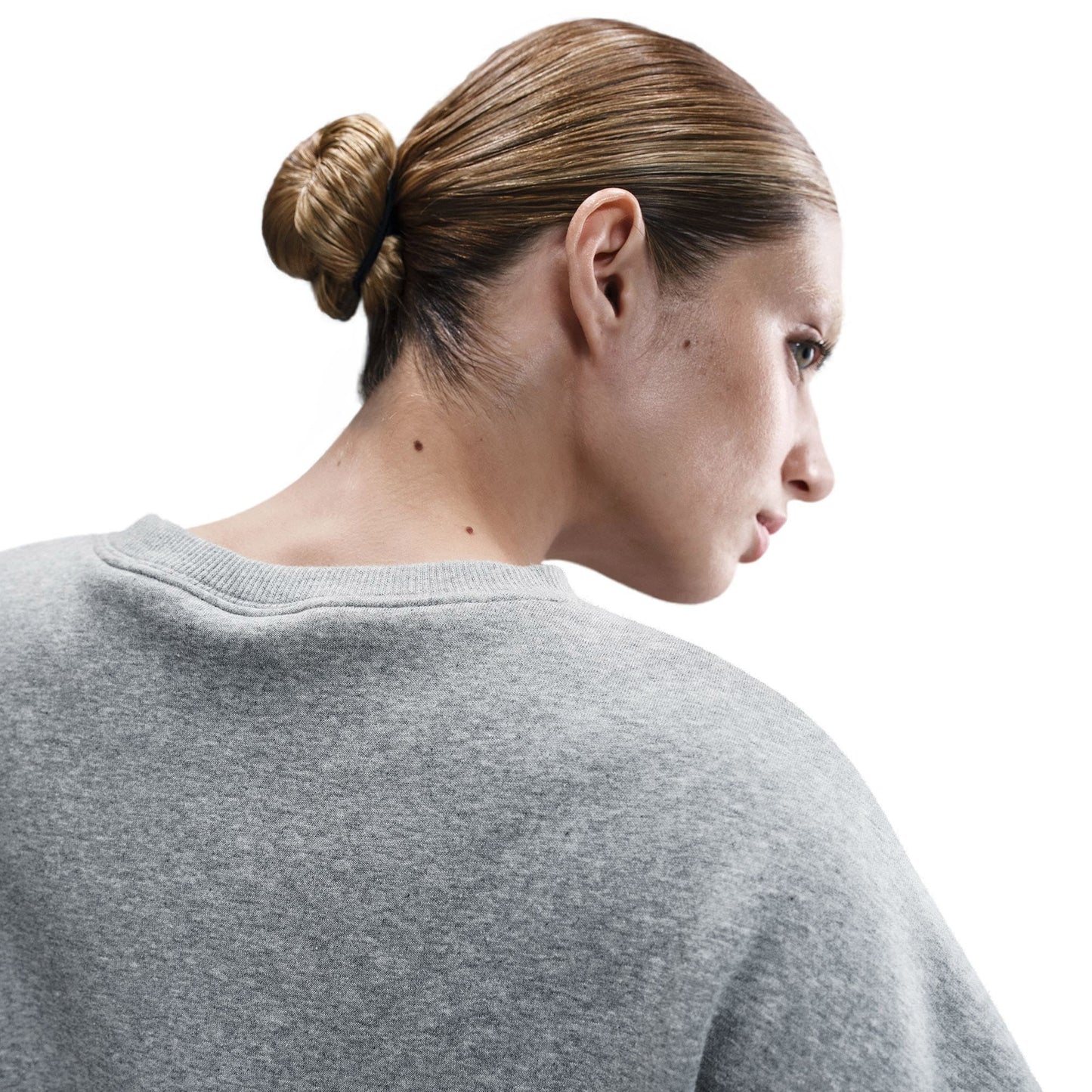 Nike Sportswear Phoenix Fleece Oversized Crew Kadın Gri Eşofman Üstü