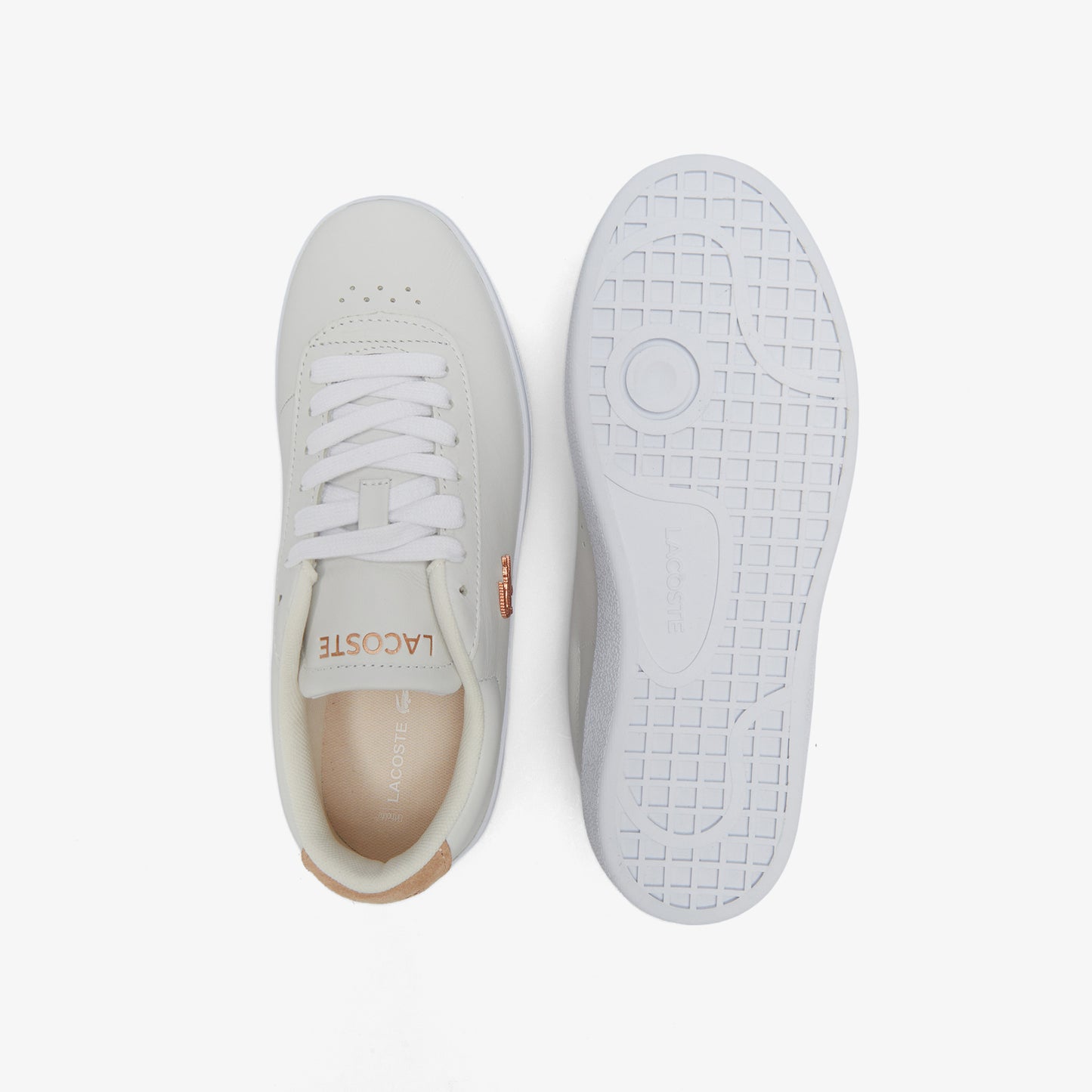 Lacoste Baseshot Evo Kadın Beyaz Pembe Ayakkabı