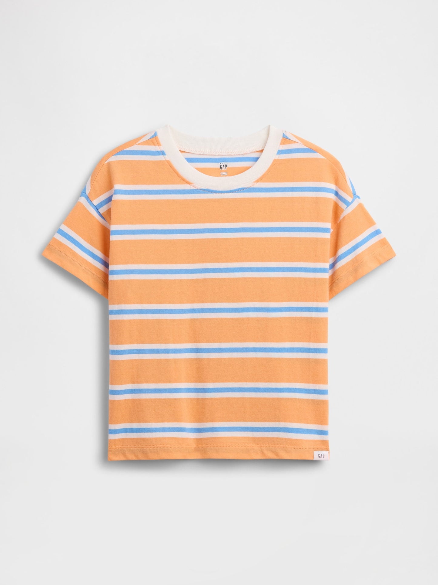 Turuncu Bisiklet Yaka Cepli T-shirt