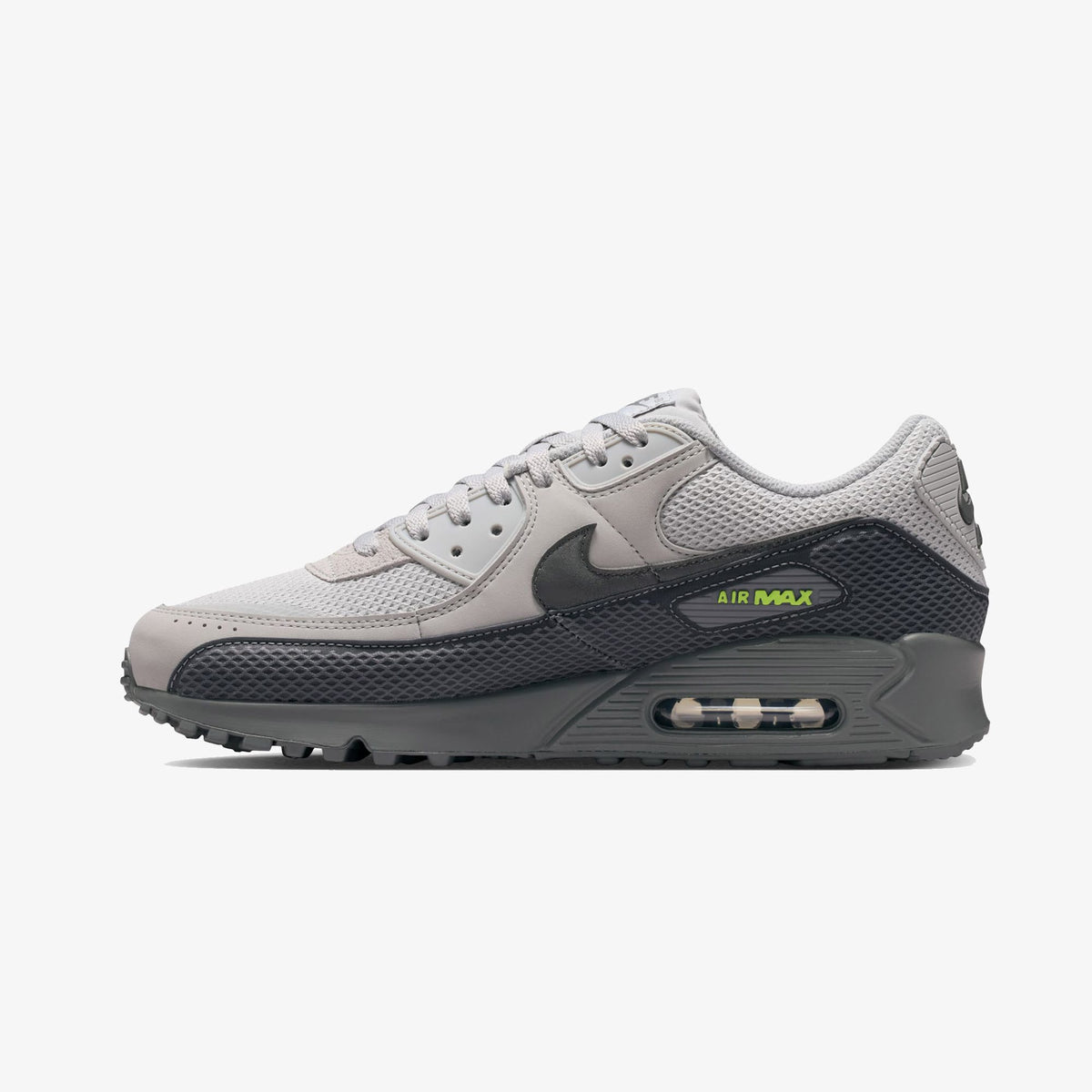Nike Air Max 90 Prm Erkek Gri Spor Ayakkabı