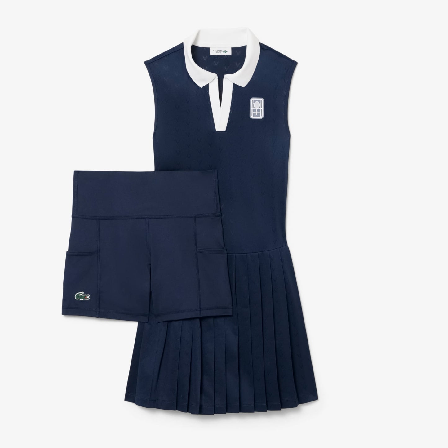 Lacoste Slim Fit Kadın Lacivert Polo