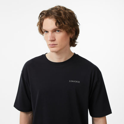 Converse Erkek Siyah Grafik Baskılı T-shirt