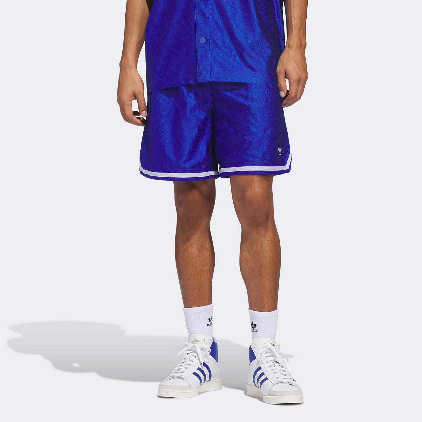 Adidas Jacquard Unisex Mavi Şort