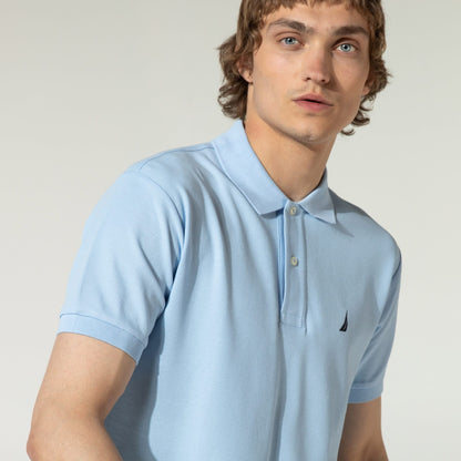 Nautica Erkek Mavi Classic Fit Kısa Kollu Polo Yaka T-shirt