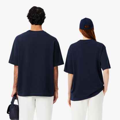 Lacoste Loose Fit Erkek Lacivert T-shirt