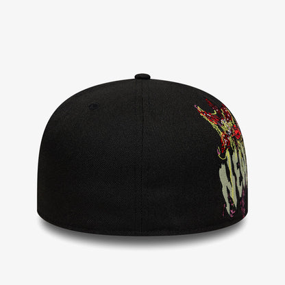 New Era Stranger Things 59fifty Demogorgon Unisex Siyah Şapka