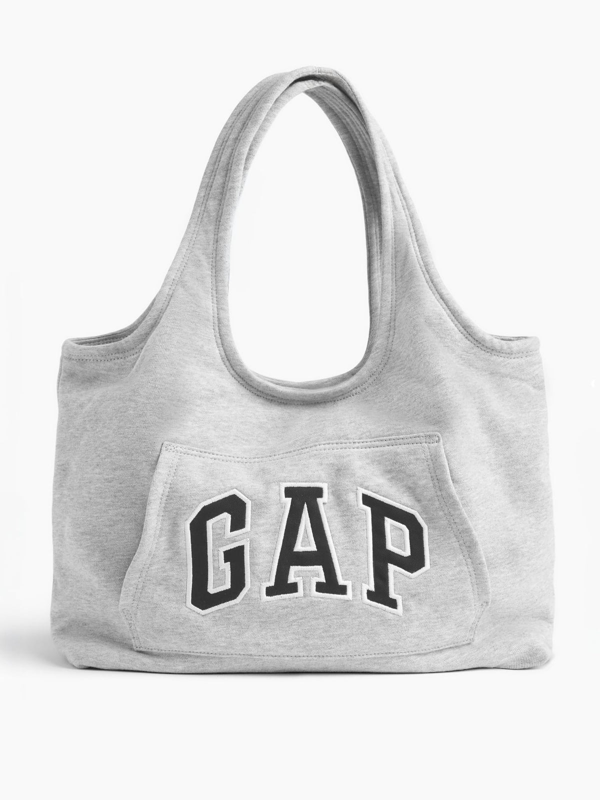 Açık Gri Sweatshirt Tote Çanta