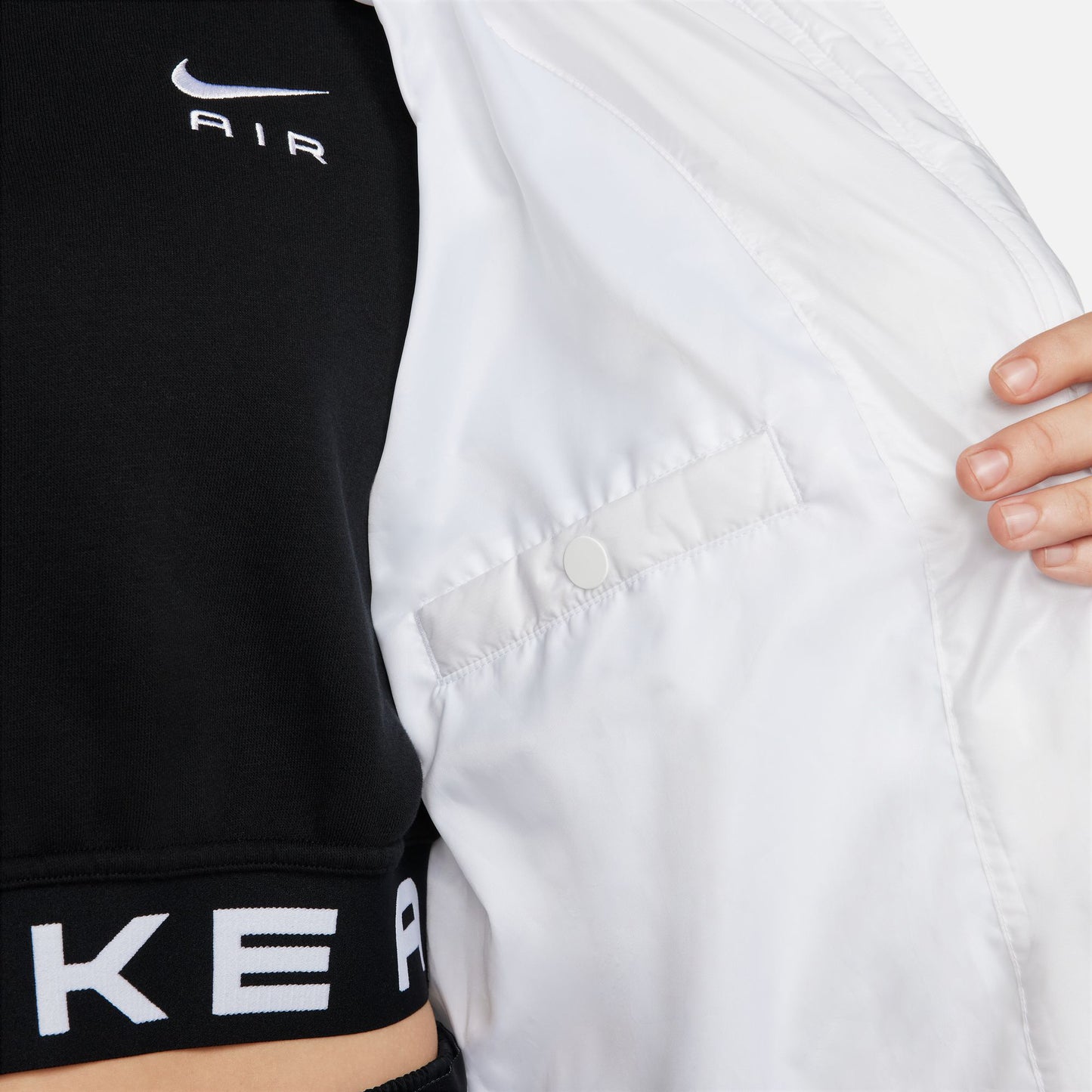 Nike Sportswear Swoosh Puffer Primaloft Kadın Beyaz Mont