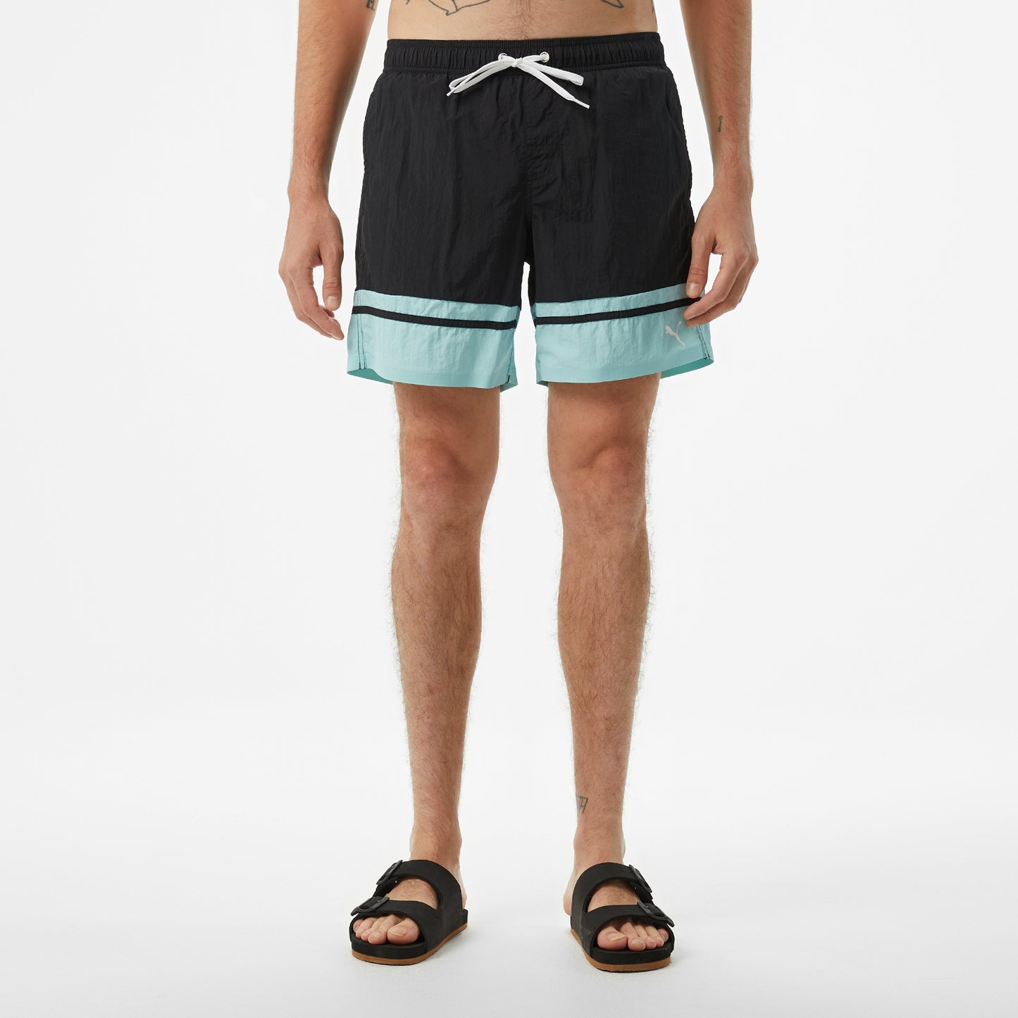 Puma Swim Men Colour Block Erkek Siyah Mayoşort