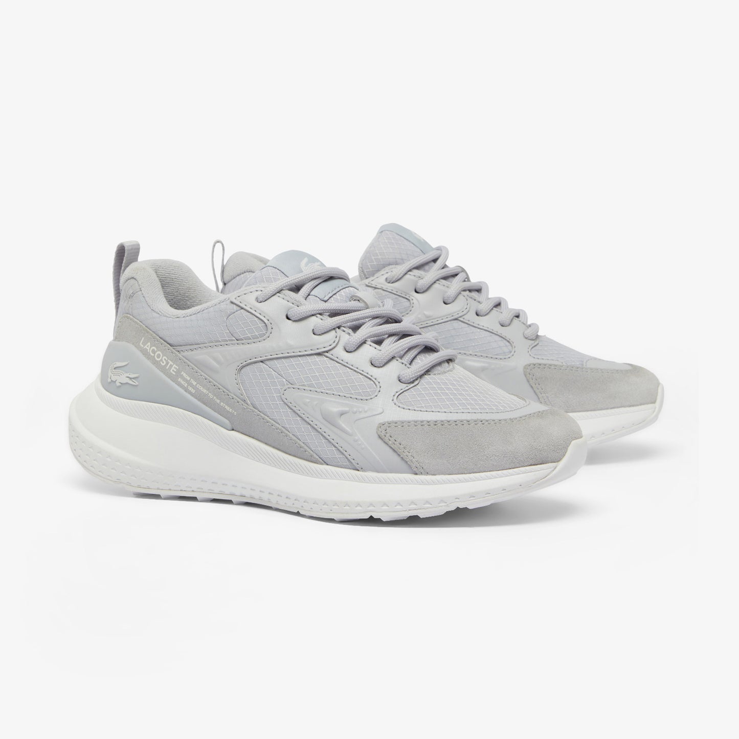 Lacoste L003 Evo Kadın Gri/beyaz Sneaker