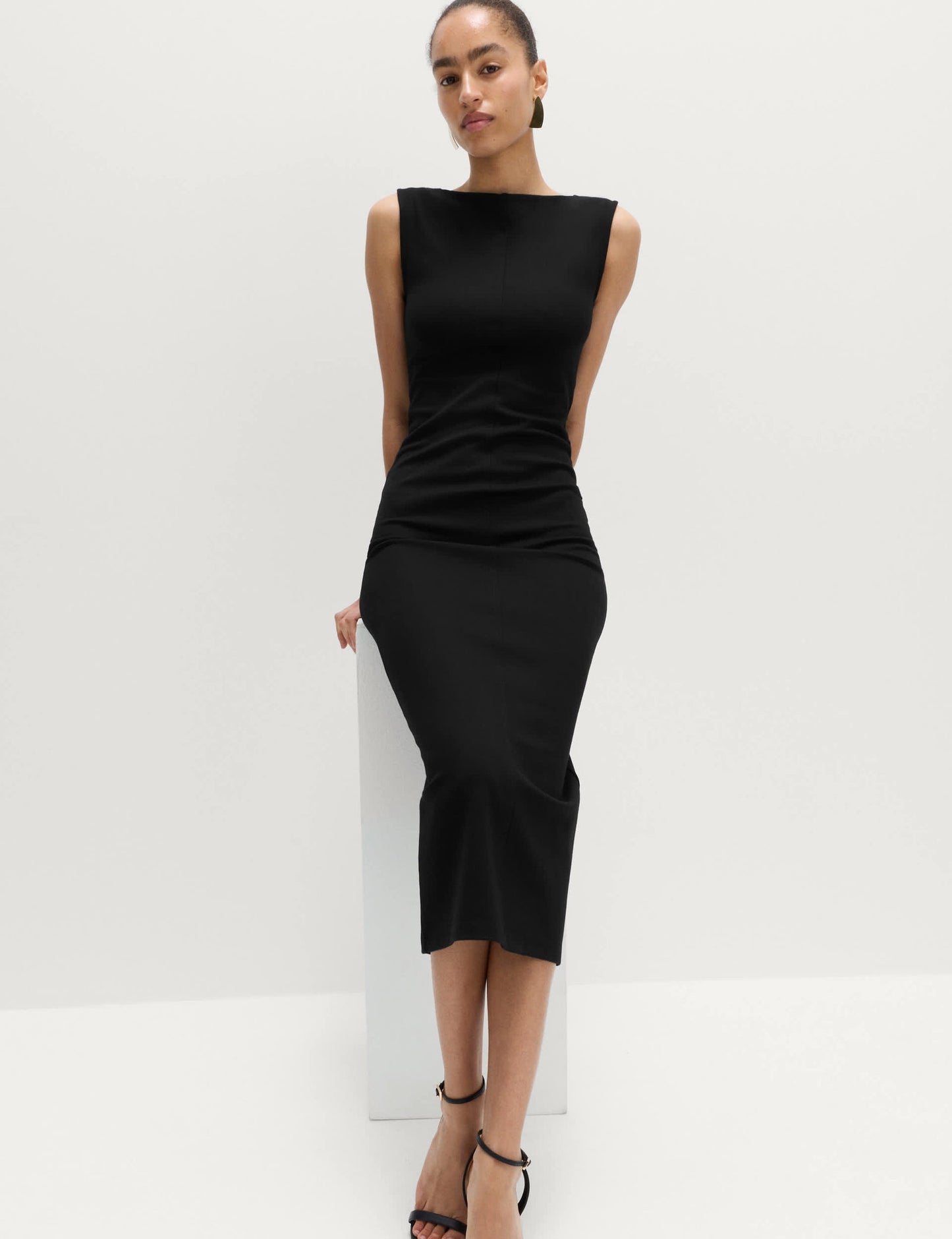 Jersey Midi Bodycon Elbise
