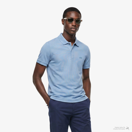 Lacoste Regular Fit Erkek Gri Polo