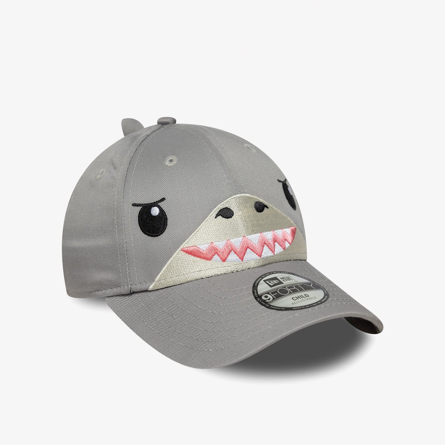 New Era Face 9forty Gra Çocuk Gri Şapka