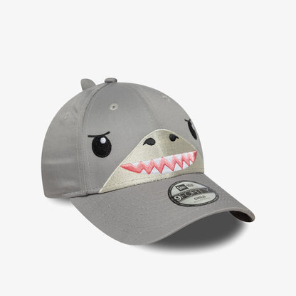 New Era Face 9forty Gra Çocuk Gri Şapka