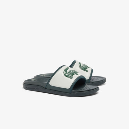 Lacoste Serve Slide Dual Erkek Yeşil Terlik