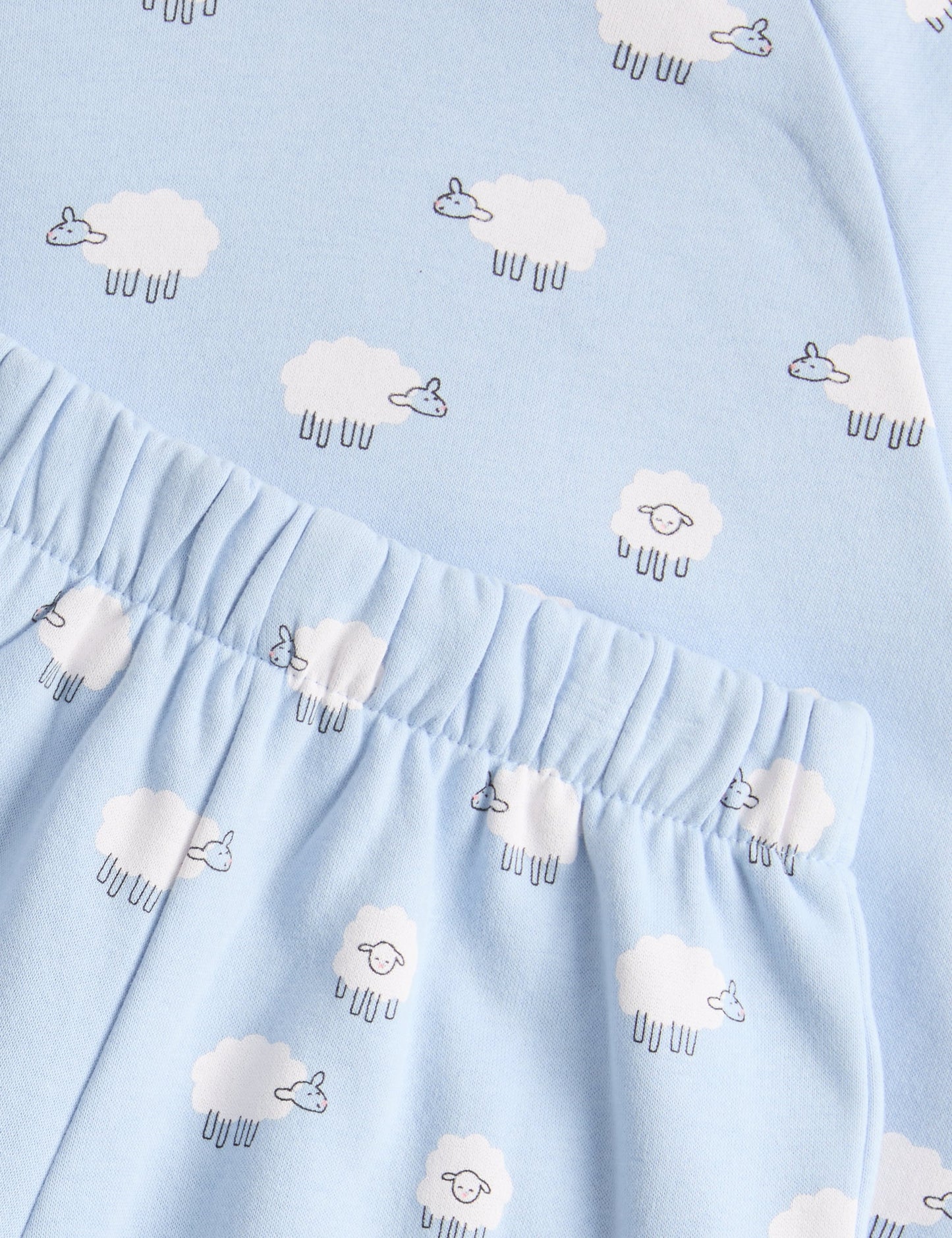 Koyun Desenli Pijama Takımı