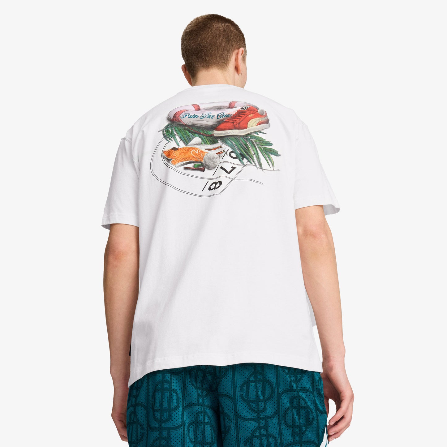 Puma X Ptc Graphic Unisex Beyaz T-shirt