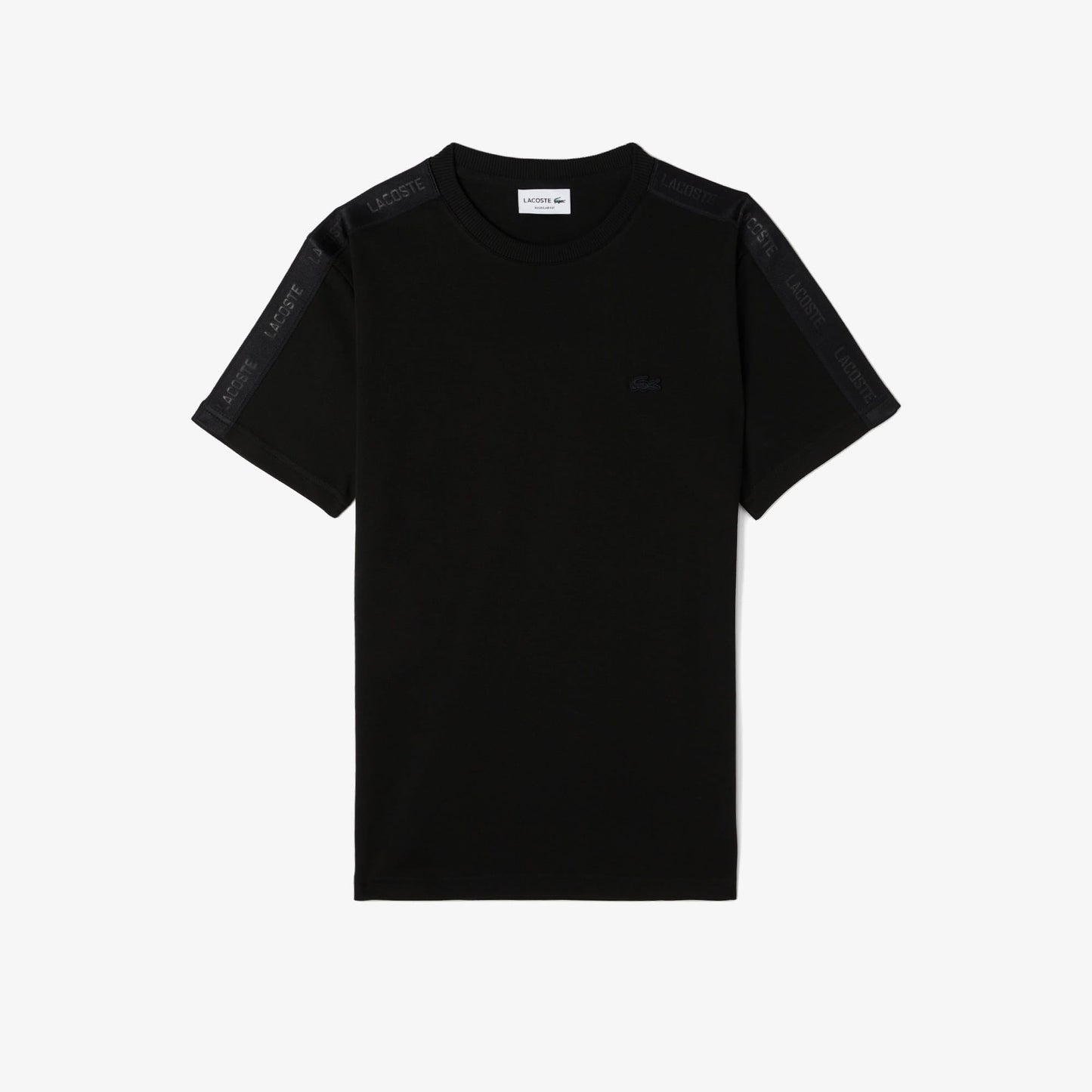 Lacoste Erkek Oversize Fit Bisiklet Yaka Siyah T-shirt