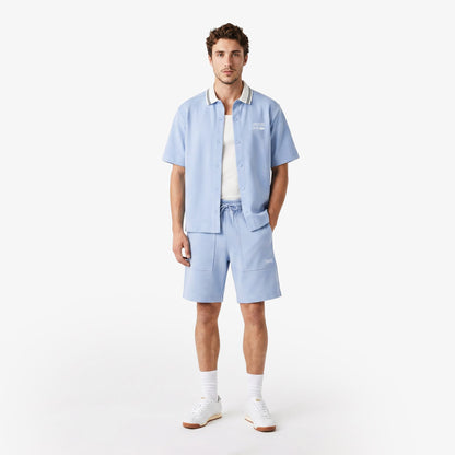 House Of Superstep X Lacoste Kapsul Koleksiyon Erkek Mavi Şort