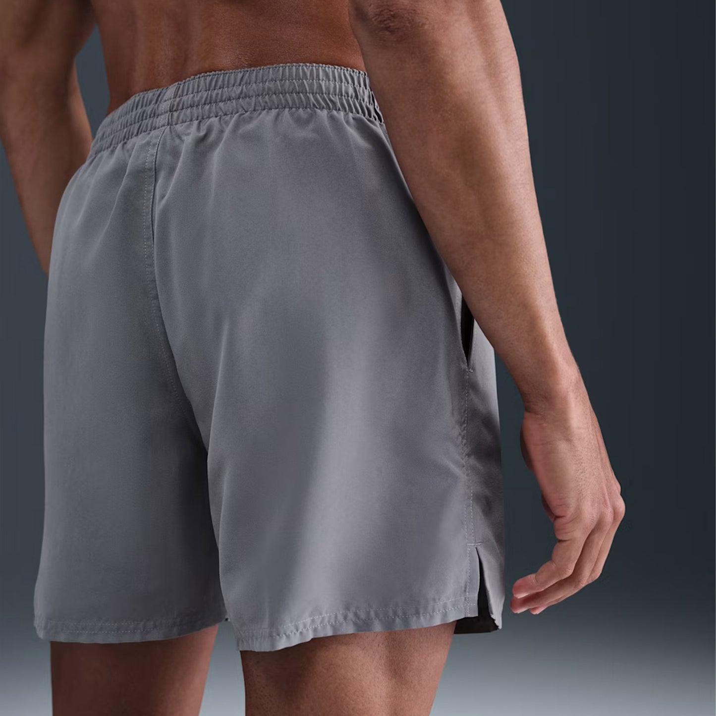 Nike Swim Breaker Solid Essential Erkek Gri Deniz Şortu