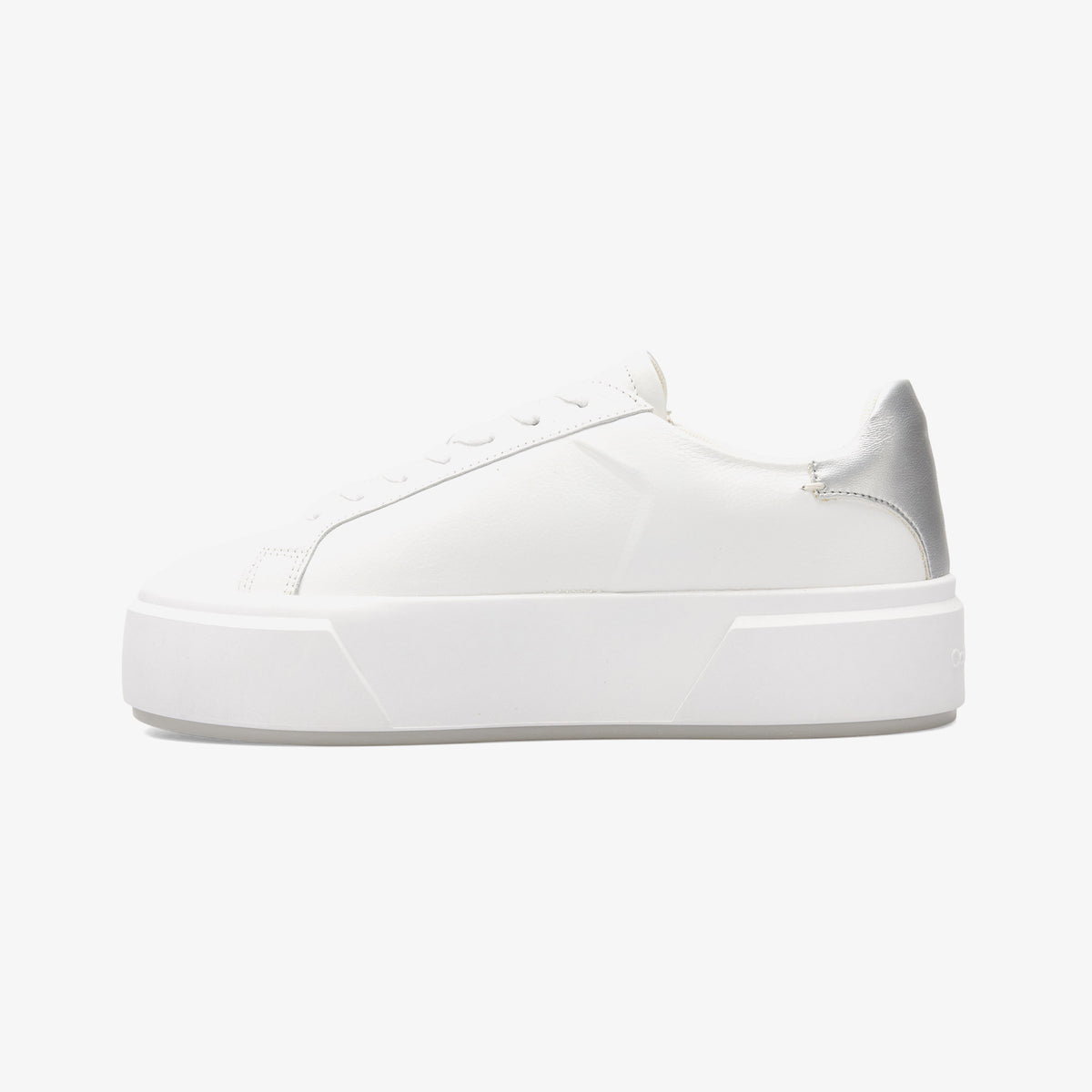 Calvin Klein Flatform Lace Up Met Kadın Beyaz Sneaker
