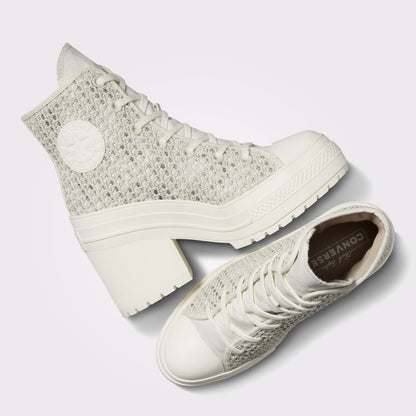 Converse Chuck 70 De Luxe Heel Unisex Bej Platform Sneaker