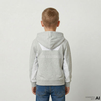 Les Benjamins 403 Çocuk Gri Hoodie