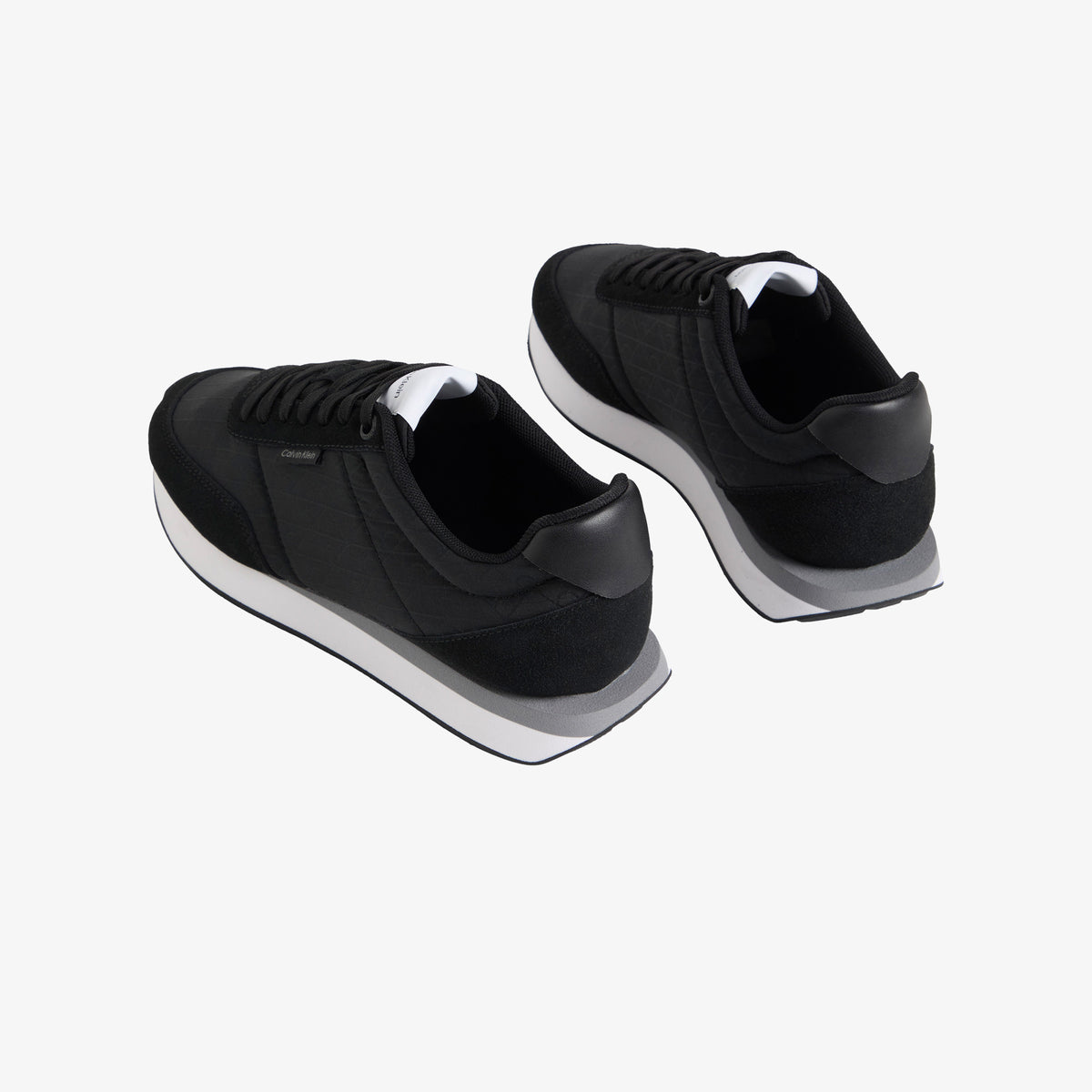 Calvin Klein Retro Runner Lace Up Kadın Siyah Sneaker