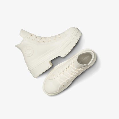 Converse Chuck Taylor All Star Lugged Heel Kadın Bej Deri Platform Sneaker