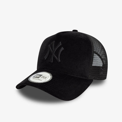 New Era 9forty New York Yankees Velour Kadın Siyah Şapka