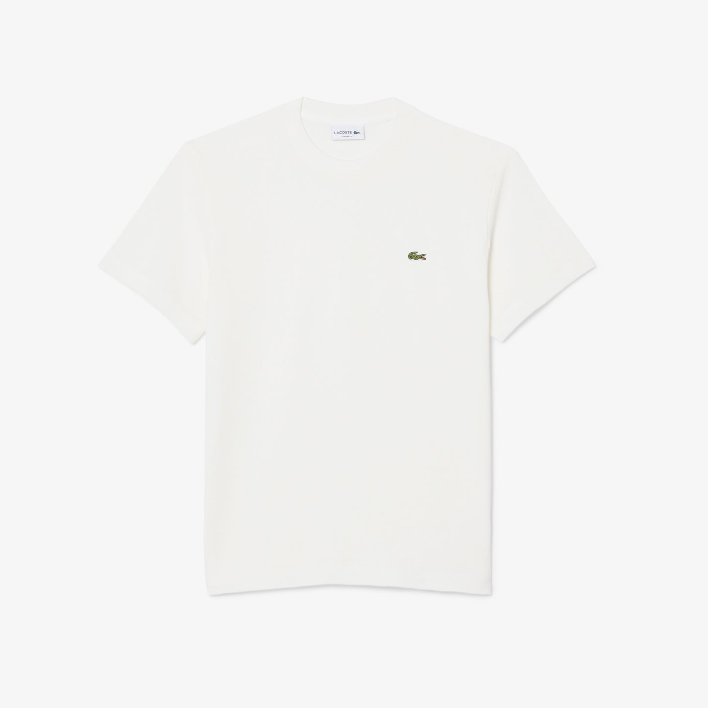 Lacoste Classic Fit Erkek Beyaz T-shirt