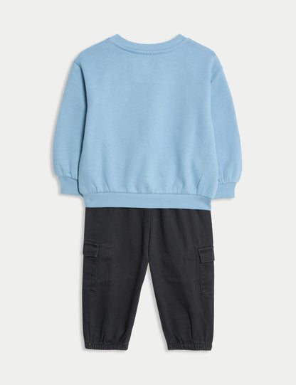 2’li Sweatshirt Ve Pantolon Takımı