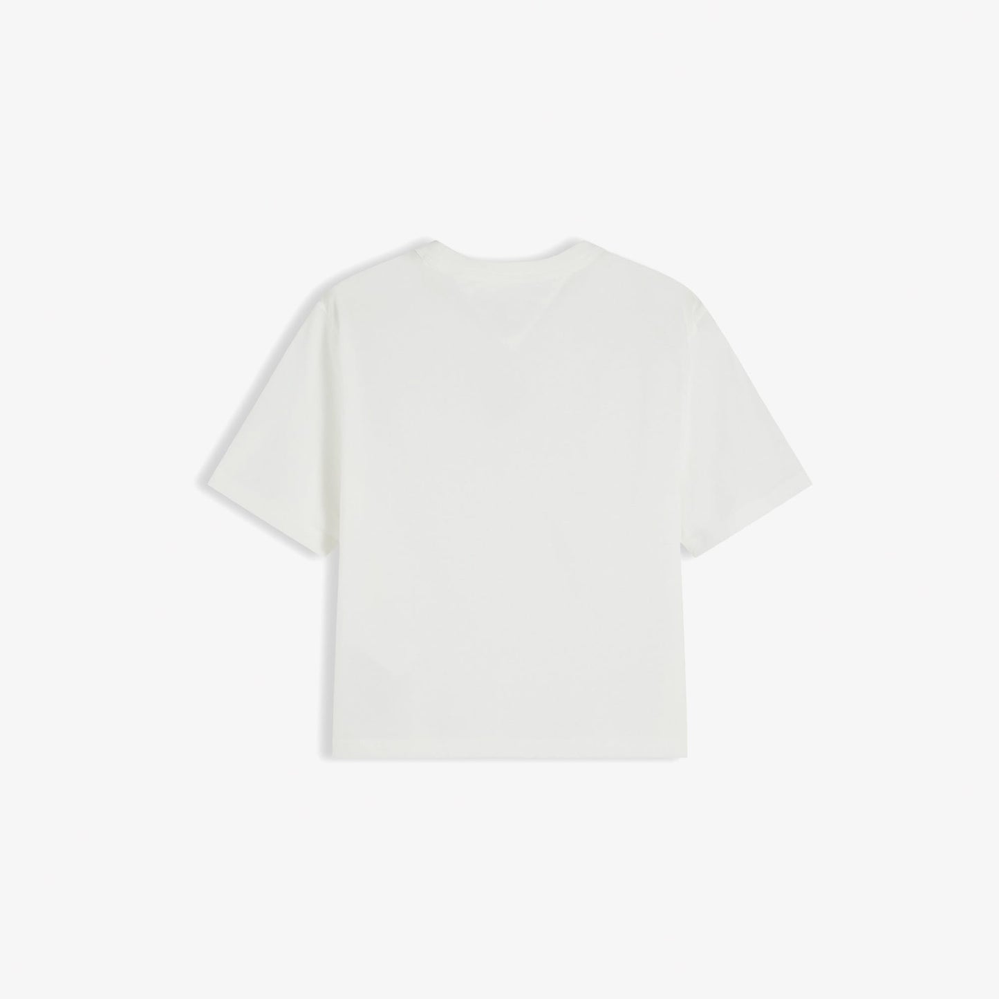 Tommy Hilfiger Bxy Badge Kadın Beyaz T-shirt