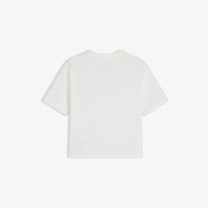 Tommy Hilfiger Bxy Badge Kadın Beyaz T-shirt