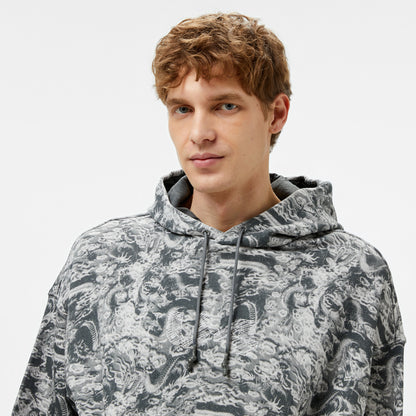 United4 Limited Edition Dragon Erkek Gri Sweatshirt