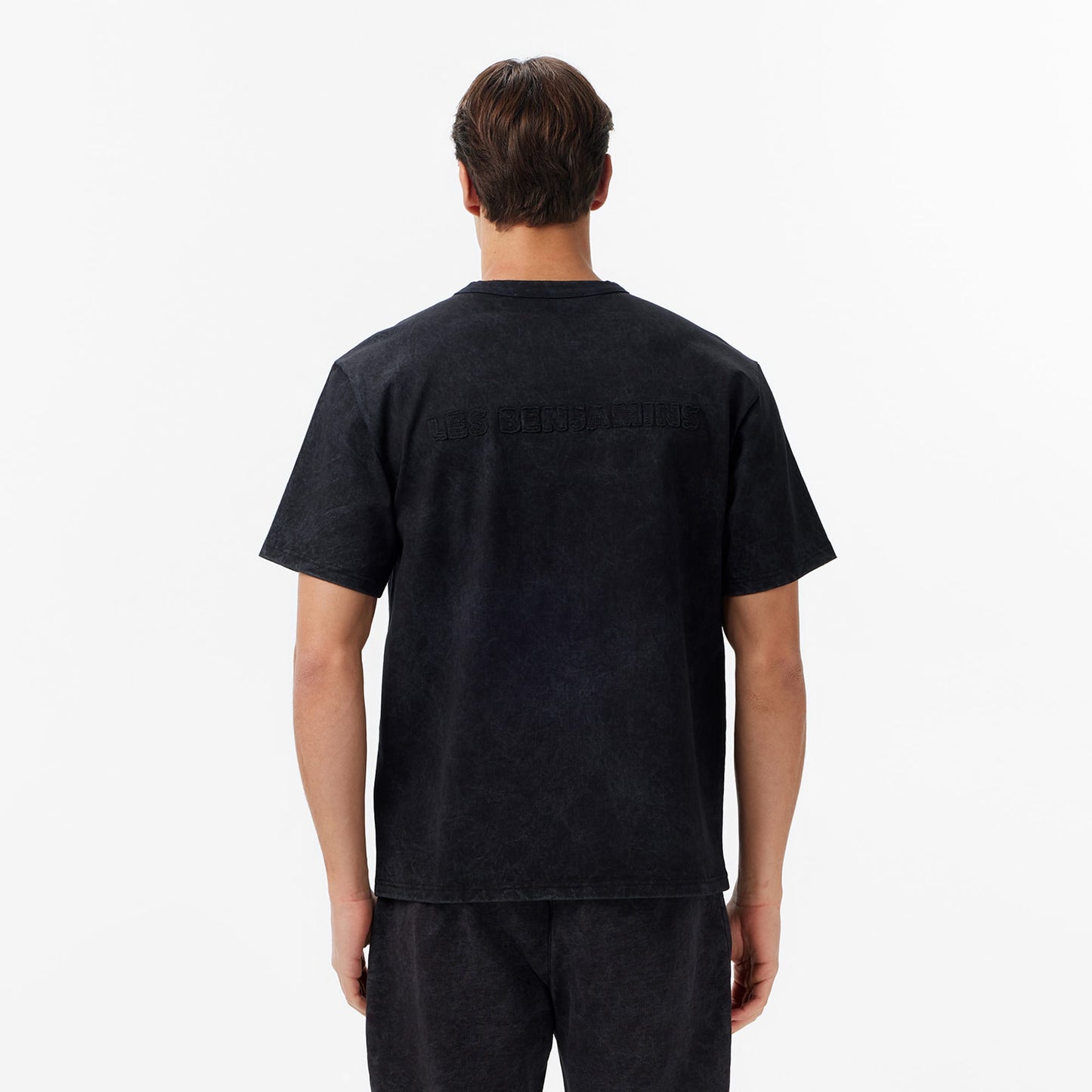 Les Benjamins Relaxed Fit Erkek Siyah T-shirt