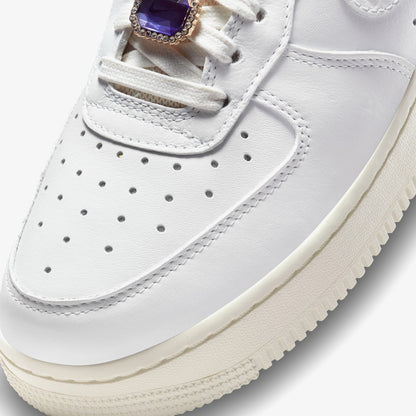 Nike Air Force 1 Low Premium Bling Jewels Kadın Beyaz Sneaker
