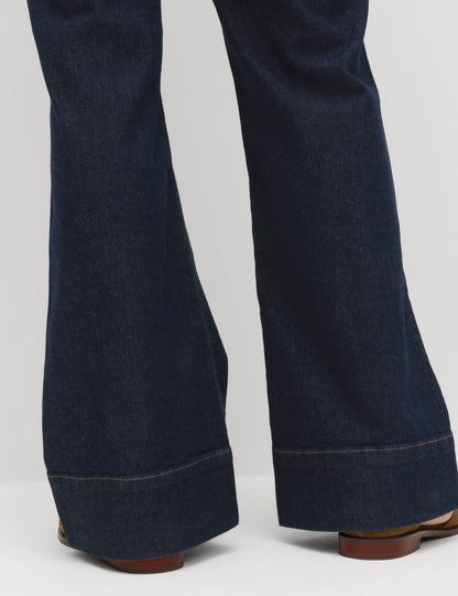 Yüksek Bel Flare Jean