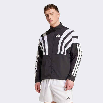 Adidas Adizero Archive Erkek Siyah Koşu Rüzgarlık