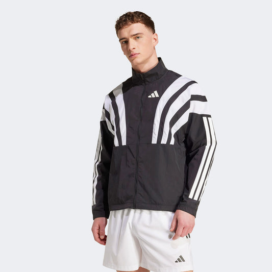 Adidas Adizero Archive Erkek Siyah Koşu Rüzgarlık