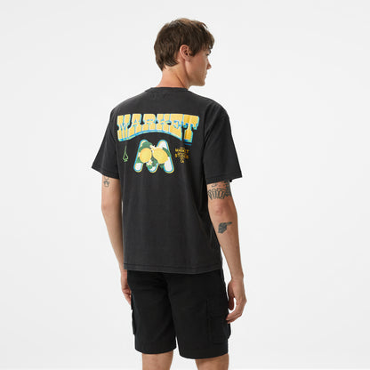 The Market 'farmers' Unisex Siyah T-shirt