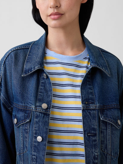 Sarı Relaxed T-shirt Mini Elbise