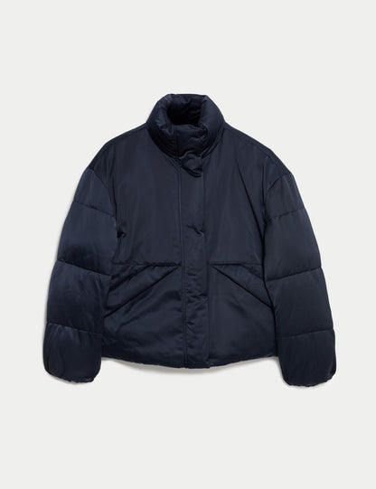 Saten Thermowarmth™ Puffer Mont