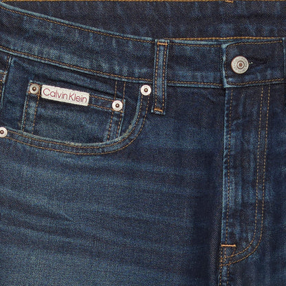 Calvin Klein Slim Vine Street Erkek Mavi Jean