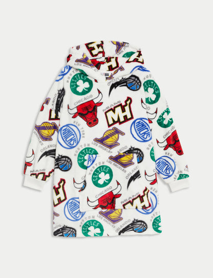 Desenli Polar Kapüşonlu Sweatshirt (7-16 Yaş)